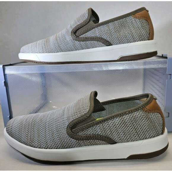 Florshiem  Crossover  Knit  Plain Toe Slip-on  Anti-Odor  Comfort  Shoes Size 7W - Picture 1 of 16